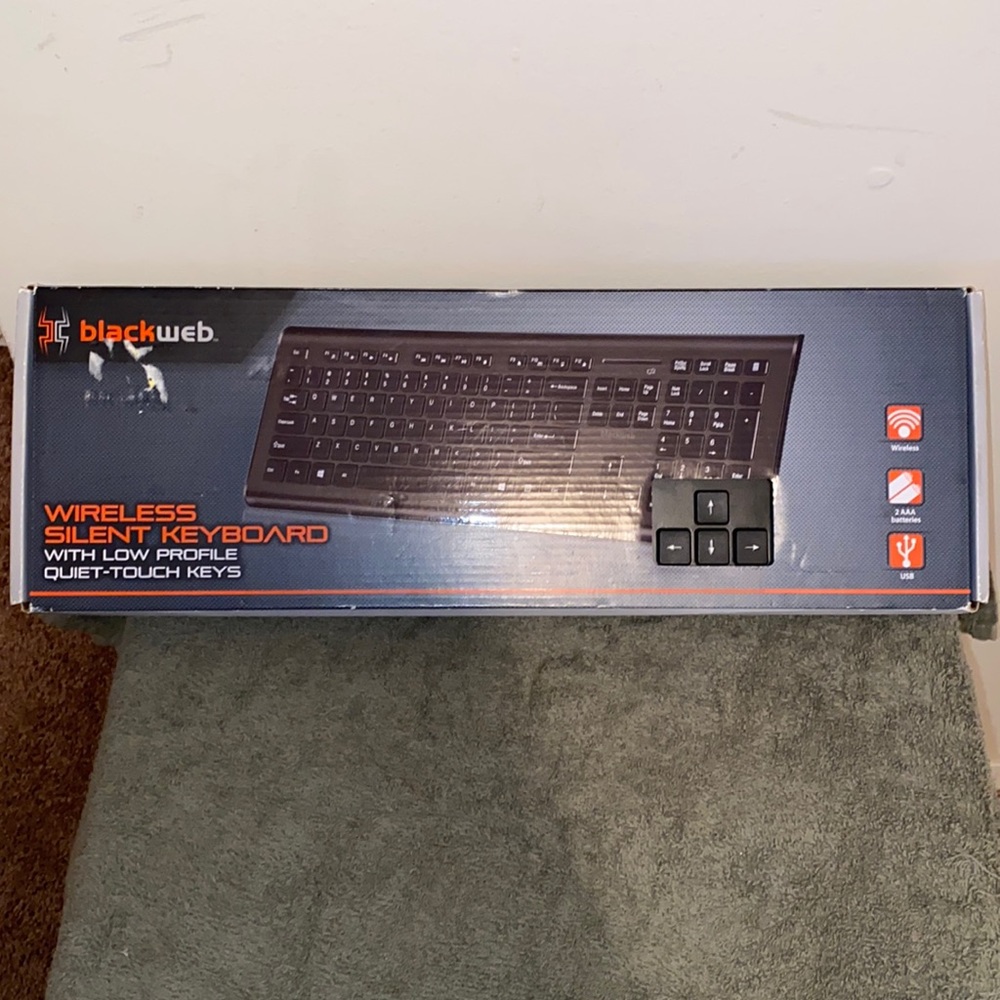 Blackweb Wireless silent keyboard
